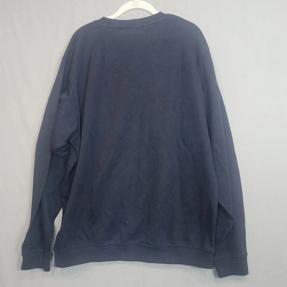 Cutter & Buck Sweatshirt Navy V-Neck 100% Supima Cotton Mens XL